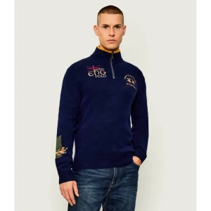 La Martina Wełniany sweter | Regular Fit