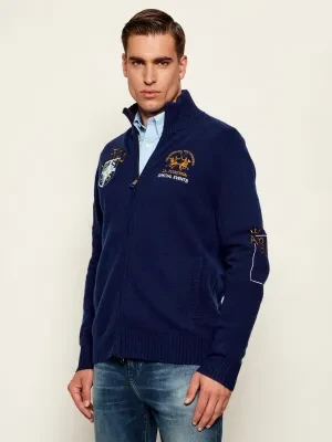 La Martina Wełniany sweter | Regular Fit