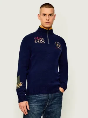 La Martina Wełniany sweter | Regular Fit