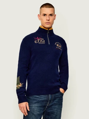 La Martina Wełniany sweter | Regular Fit