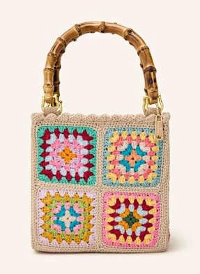 La Milanesa Torba Shopper Crochet Small beige