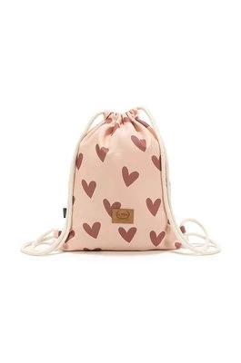 La Millou plecak dziecięcy HEARTBEAT PINK kolor różowy duży wzorzysty
