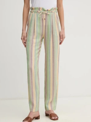 La Petite Française spodnie z domieszką lnu PETRUS