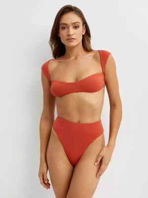 La Reveche Pomarańczowy top od bikini Amber