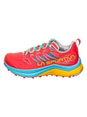 LA SPORTIVA Buty "Jackal" w kolorze czerwono-turkusowym do biegania rozmiar: 36