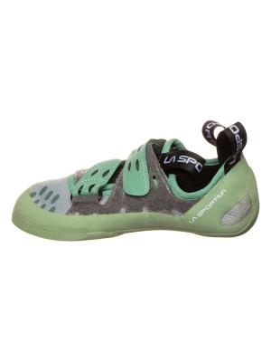 LA SPORTIVA Buty wspinaczkowe "GeckoGym Vegan" w kolorze zielono-szarym rozmiar: 40