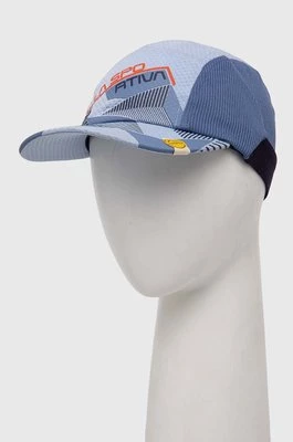 LA Sportiva czapka z daszkiem Stream kolor niebieski wzorzysta