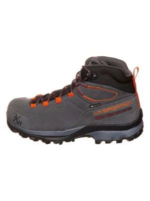 Zdjęcie produktu LA SPORTIVA Skórzane buty turystyczne "TX Hike GTX" w kolorze szaro-pomarańczowym rozmiar: 43,5