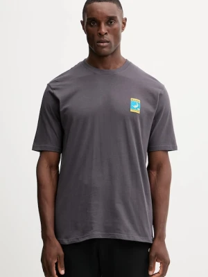 LA Sportiva t-shirt bawełniany Moon Patch męski kolor szary gładki ZACT231