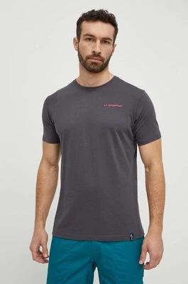 LA Sportiva t-shirt Boulder męski kolor szary z nadrukiem F36900322