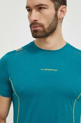 LA Sportiva t-shirt sportowy Tracer kolor zielony z nadrukiem P71733733