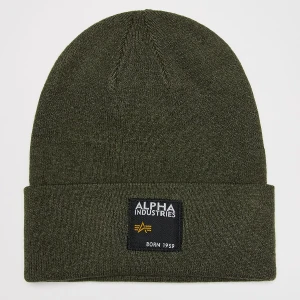Label Beanie, markiAlpha Industries, Czapki beanie, w kolorze zielony, rozmiar: