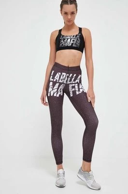 LaBellaMafia legginsy treningowe Hardcore Ladies kolor czarny wzorzyste
