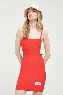 LaBellaMafia sukienka kolor czerwony mini dopasowana