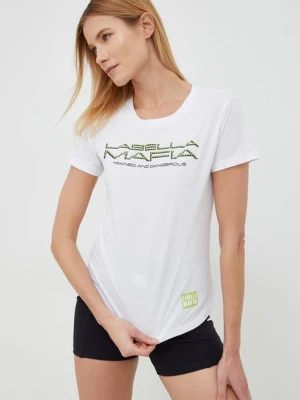 Zdjęcie produktu LaBellaMafia t-shirt bawełniany Disturbia kolor biały
