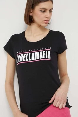 LaBellaMafia t-shirt bawełniany kolor czarny