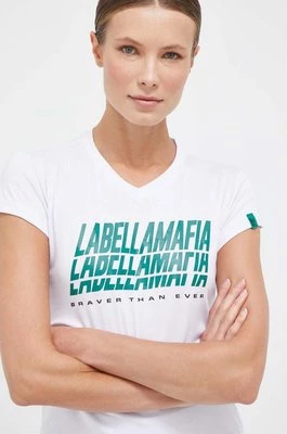 LaBellaMafia t-shirt Brave damski kolor biały