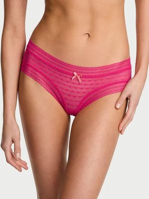 Lacie Majtki z siateczki Heart Lace Cheeky Victoria's Secret