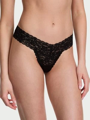 Lacie Stringi koronkowe Blossom Victoria's Secret Czarny