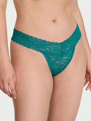 Lacie Stringi koronkowe Keyhole Victoria's Secret Niebieski