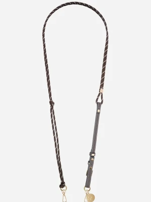 LaCoqueFrançaise łańcuszek do telefonu 120 cm brązowy