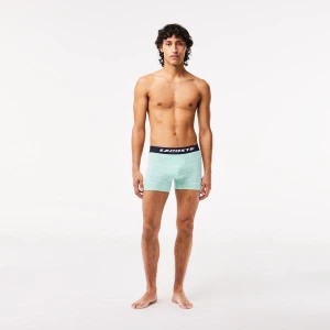 Lacoste Active Erkek 3'lü Mavi Boxer