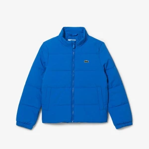 Lacoste Active Erkek Çocuk Dik Yaka Kapitone Mavi Mont