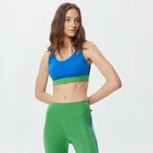 Lacoste Active Kadın Slim Fit Kolsuz Renk Bloklu Lacivert Bra