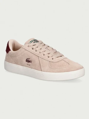 Lacoste BASESHOT PRO sneakersy damskie skórzane beżowy