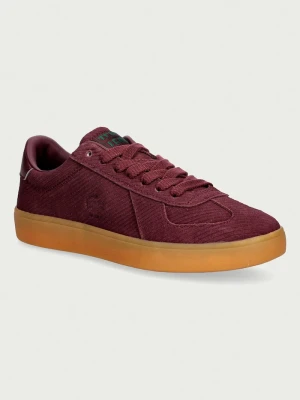 Lacoste BASESHOT PRO sneakersy damskie skórzane bordowy