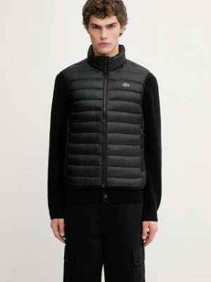 Lacoste bezrękawnik kolor czarny zimowy BH2886