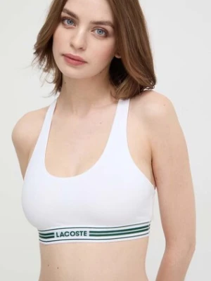Lacoste biustonosz kolor biały
