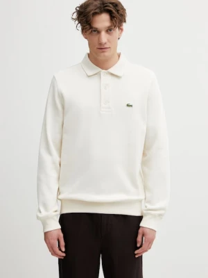 Lacoste bluza bawełniana beżowy