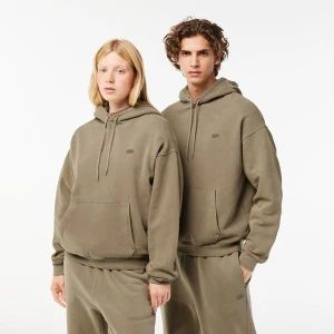 Lacoste Bluza bawełniana z kapturem o luźnym kroju