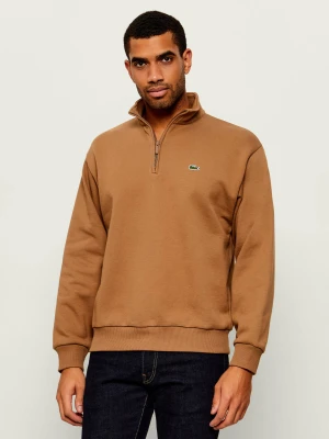 Lacoste Bluza | Classic fit brązowy