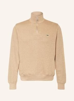 Lacoste Bluza Dresowa Typu Troyer beige
