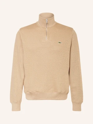 Lacoste Bluza Dresowa Typu Troyer beige