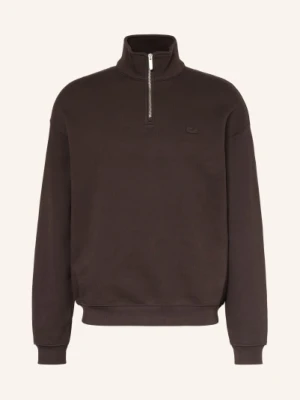 Lacoste Bluza Dresowa Typu Troyer braun