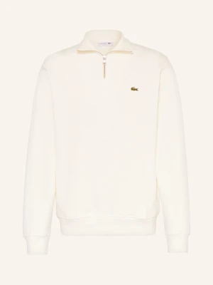 Lacoste Bluza Dresowa Typu Troyer weiss BIAŁY