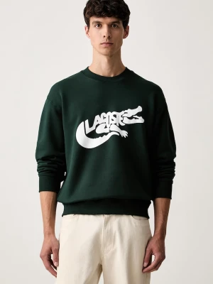 Lacoste bluza męska bawełniana zielony