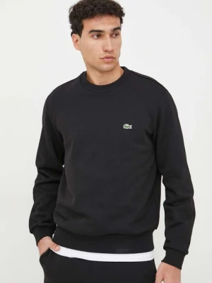 Lacoste bluza męska kolor czarny gładka SH9608-132