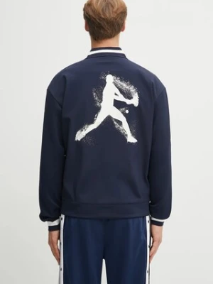 Lacoste bluza męska kolor granatowy gładka SH1045