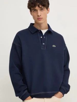 Lacoste bluza męska kolor granatowy gładka SH2821