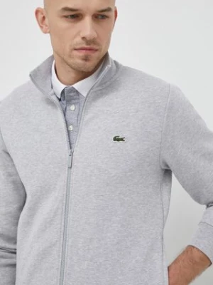 Lacoste bluza męska kolor szary gładka SH9622-031