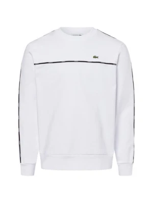 Lacoste Bluza męska Mężczyźni Bawełna biały jednolity,