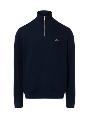 Lacoste Bluza męska Mężczyźni Bawełna niebieski jednolity,