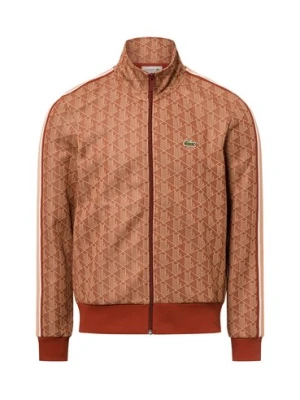 Lacoste Bluza męska Mężczyźni brązowy|beżowy wzorzysty,