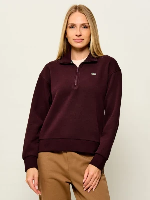 Lacoste Bluza | Relaxed fit bordowy