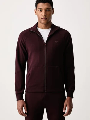 Lacoste bluza rozpinana męska bordowy