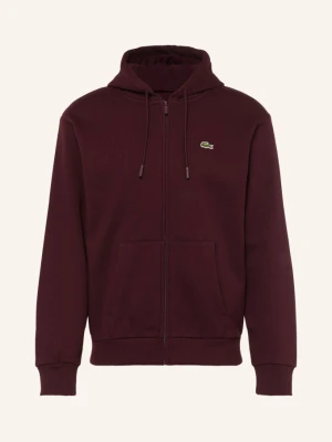 Lacoste Bluza Rozpinana rot CIEMNOCZERWONY